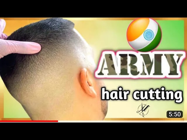 🇮🇳 military haircut boy || new army hair style || How To Get PERFECT  military cutting boys 🔥 - YouTube