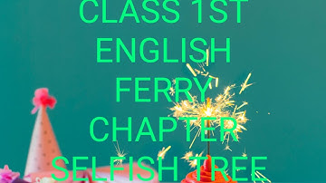 English ferry class 1st  selfish tree