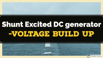 #9 DC Generator -  Voltage build up in DC Shunt generator