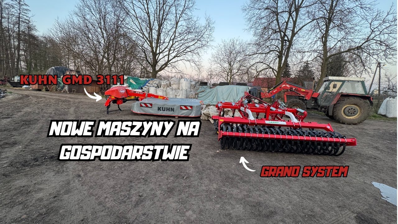 ✅️Nowe Nabytki Na Godpodarstwie 2025🔥Bezorkowiec Grano System 3&Kosiarka Kuhn GMD3111🔥❗️✅️