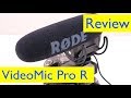 Rode Videomic Pro R Rycote Review and Test - vs Rode VideoMicro and iPhone