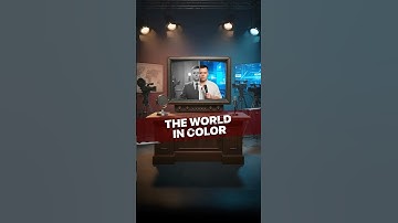 When TV Stations Switched to Color 😲 #history #technology