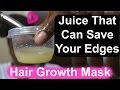 DIY HAIR MASK For Natural Hair Growth : Onion & Ginger Juice Recipe