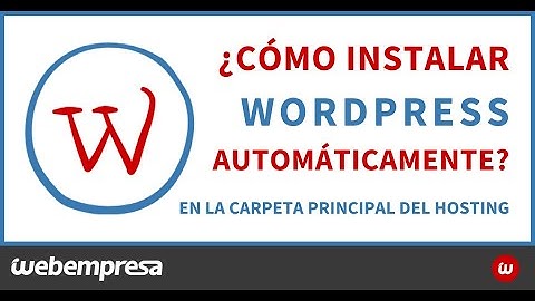 Instalar WordPress automáticamente en public_html