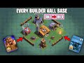 Every Builder Hall Base (1-9) Vs Battle Machine Vs Super P.E.K.K.A