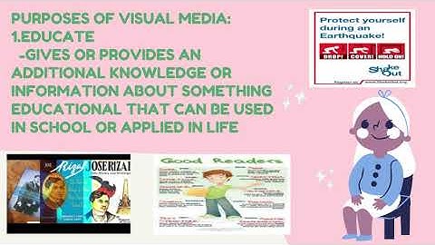 INFER PURPOSES OF THE VISUAL MEDIA