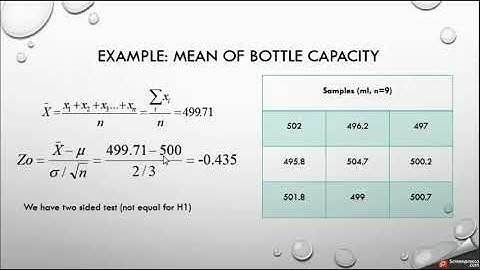 Lecture 5 Test on one sample mean, population variance is unknown