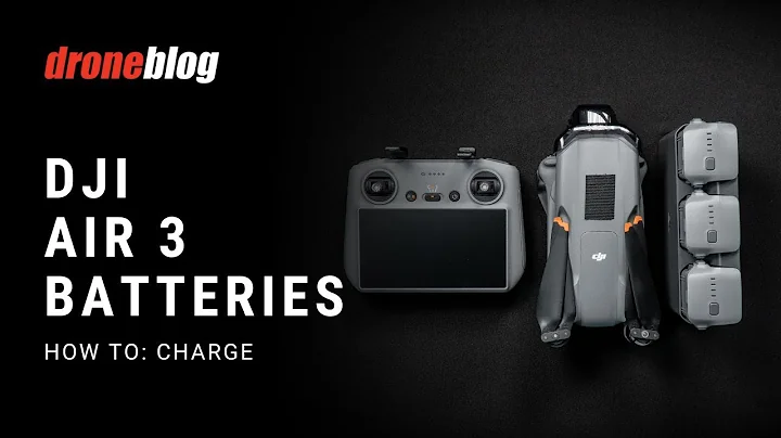 DJI Air 3/3S Batteries: How-to Charge