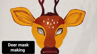 how to make a deer mask | how to make a animal mask | how make a mask out of paper | animal mask
