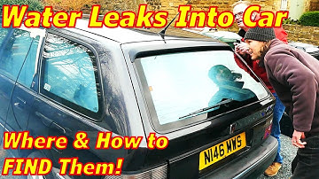 WATER LEAKS INTO CAR // The MOST Likely Causes