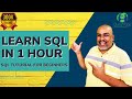 Learn SQL in 1 Hour | SQL Tutorial for Beginners | SQL Tutorial Step by Step