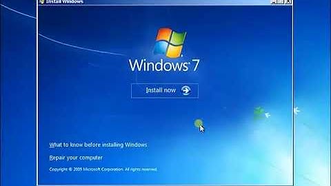 video tutorial cara instalasi sistem operasi windows7