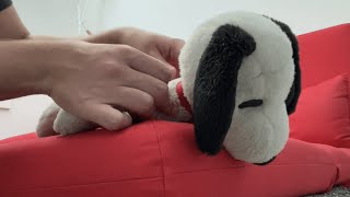 ASMR Snoopy Plushie Back Massage