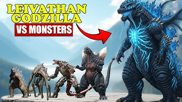 Leviathan Godzilla vs Giant Monster | 3D Monsters Size Comparison 2025