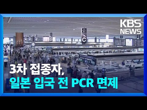   일본 입국 전 PCR 검사 면제 OECD 회원국 중 한국만 남아 KBS 2022 08 25