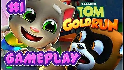 Talking Tom Gold Run Gameplay Walkthrough Part 1: Tom