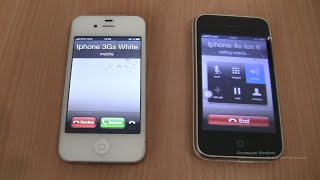 Incoming call & Outgoing call at the Same Time htc+iPhone 3Gs White+4s ios 6