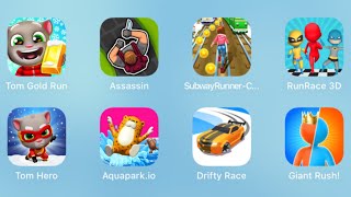 Tom Gold Run,Assassin,Subway Princess Runner,Run Race 3D,Tom Hero,Aquapark io,Drifty Race,Giant Rush screenshot 5