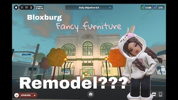 BLOXBURG FANCY FURNATURE REMODEL (reviewing new items!!)