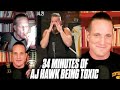 34 minutes of aj hawk being the most toxic person on the planet  pat mcafee show
