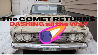 Worlds LONGEST Restoration! 1964 Comet Caliente  dash work.