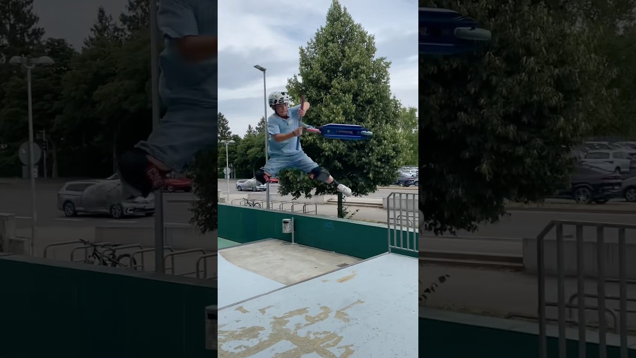 Scooter kid snaps pro Scooter 