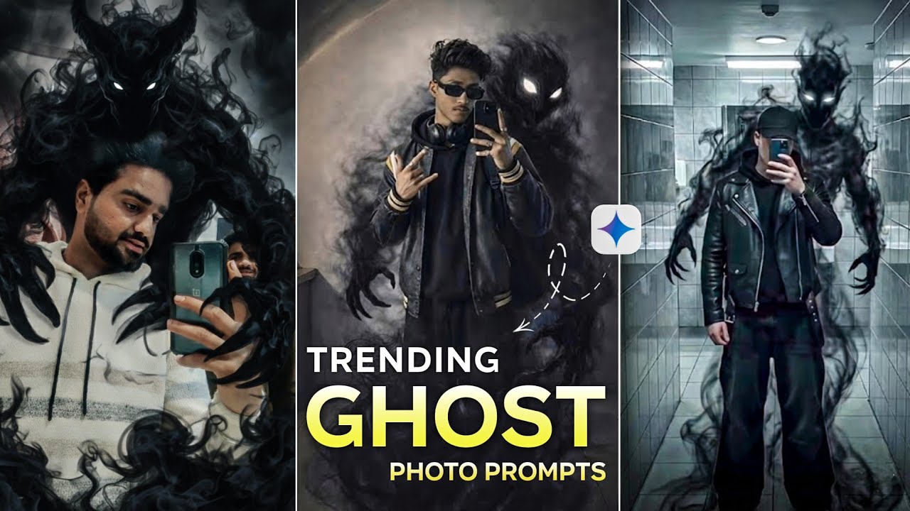 Trending Ai Ghost Photo Editing Tutorial | Instagram Ghost Ai Photo Prompt | Horror Gemini Prompt