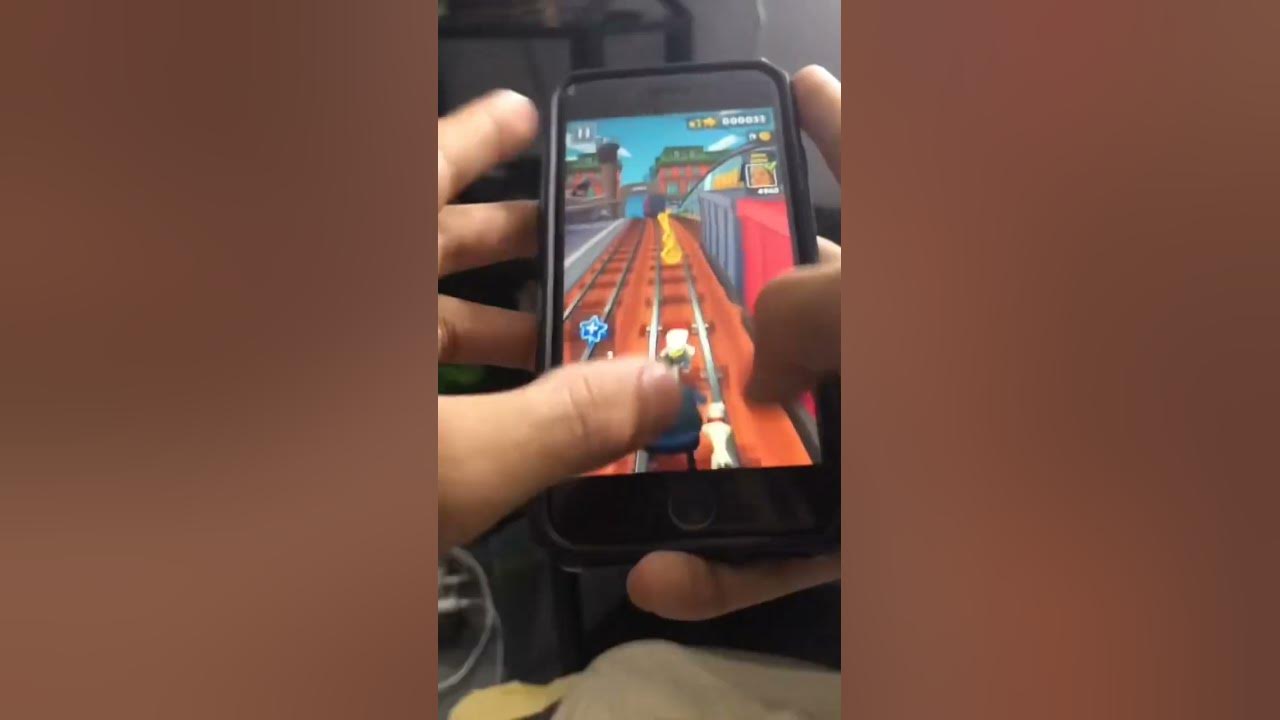 Subway Surfer handcam mobile #handcan #subwaysurfers #shorts