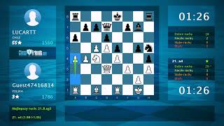 Analiza gry w szachy: Guest47416814 - LUCARTT, 1-0 (przez ChessFriends.com)