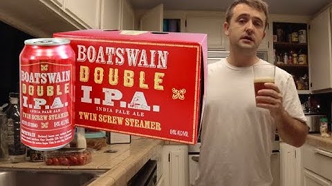 Reviewing Trader Joe Boatswain Double IPA Twin Screw Steamer 🍻#boatswain