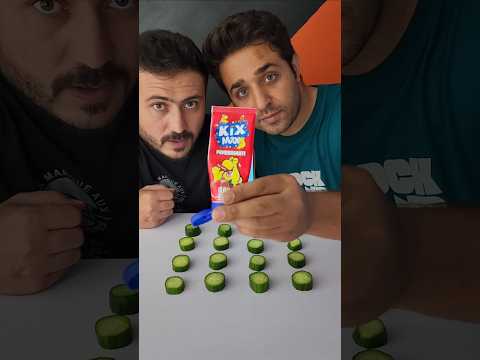 خیار و کرم شکلات خیلی حال به هم زن شد چالش     