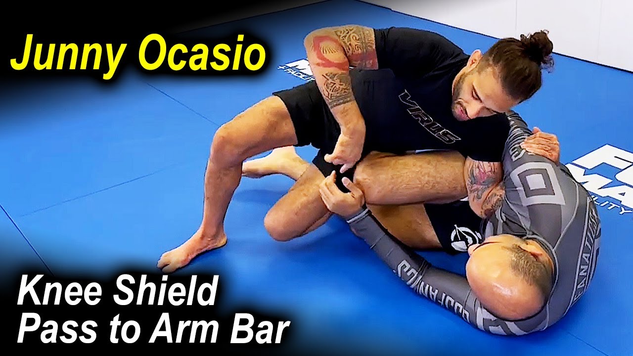 Knee Shield Pass No Gi Direct To The Armbar by Junny Ocasio - YouTube