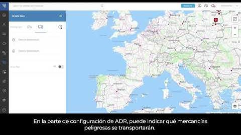 Routing and Tasking Solution on TrustTrack by Ruptela - HERE maps integration (ESP)