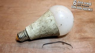 CARA PERBAIKI LAMPU MATI TOTAL CUMA PAKAI SATU KABEL !!