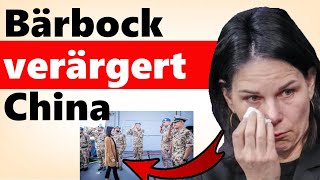 Bärbock provoziert damit China | China ist empört!