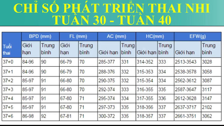 Chỉ số bpd và fl của thai nhi là gì năm 2024