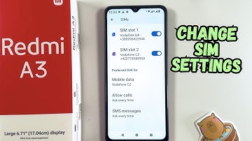 How to Change SIM Settings on Xiaomi Redmi A3