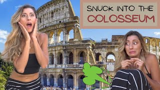 Colosseum Break In Comedy Sketch Rome Farting In Public Sneaky Farts European Trip