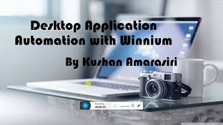 Winnium Desktop Application Test Automation