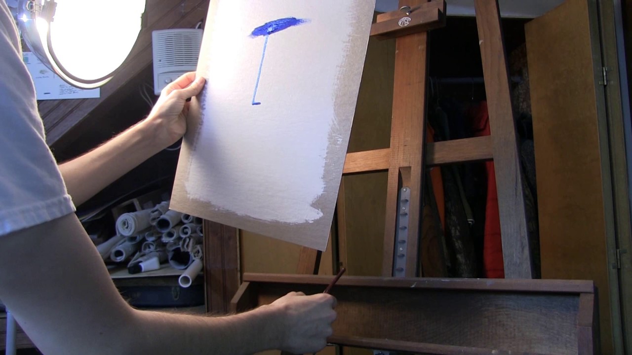 Acrylic Painting Tutorial The Controlled Drip YouTube