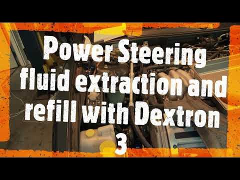 Nissan Maxima Power Steering fluid extraction and refill Dextron III