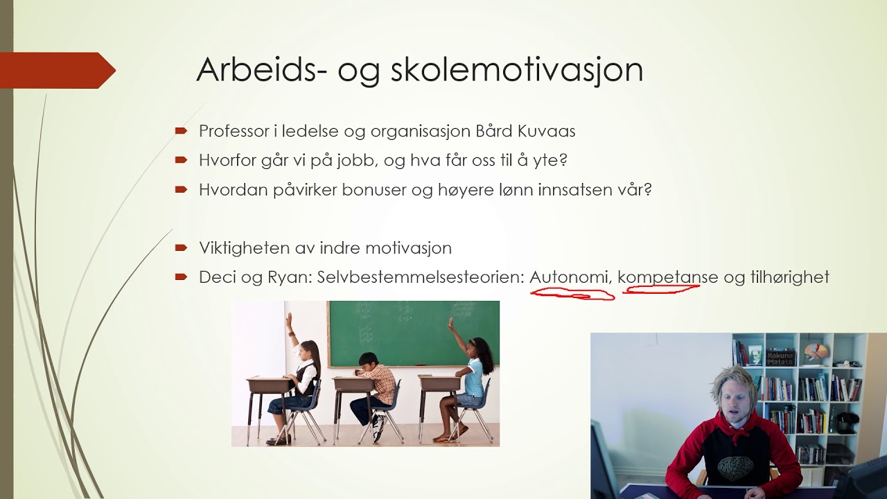 Motivasjon, mestring og kreativitet - Hva driver oss gjennom livet?