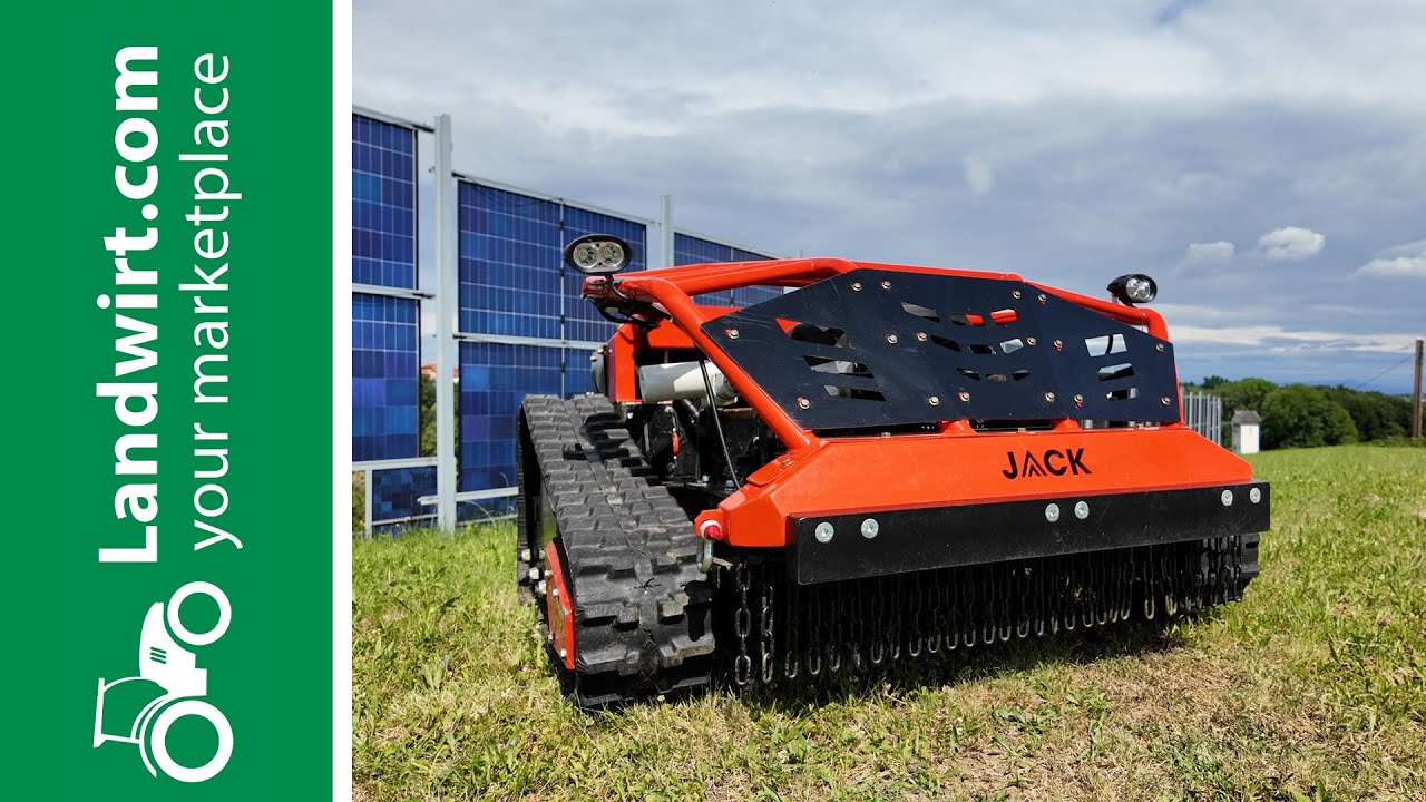 Effizient Mähen im Steilhang mit der Mähraupe Jack | landwirt.com