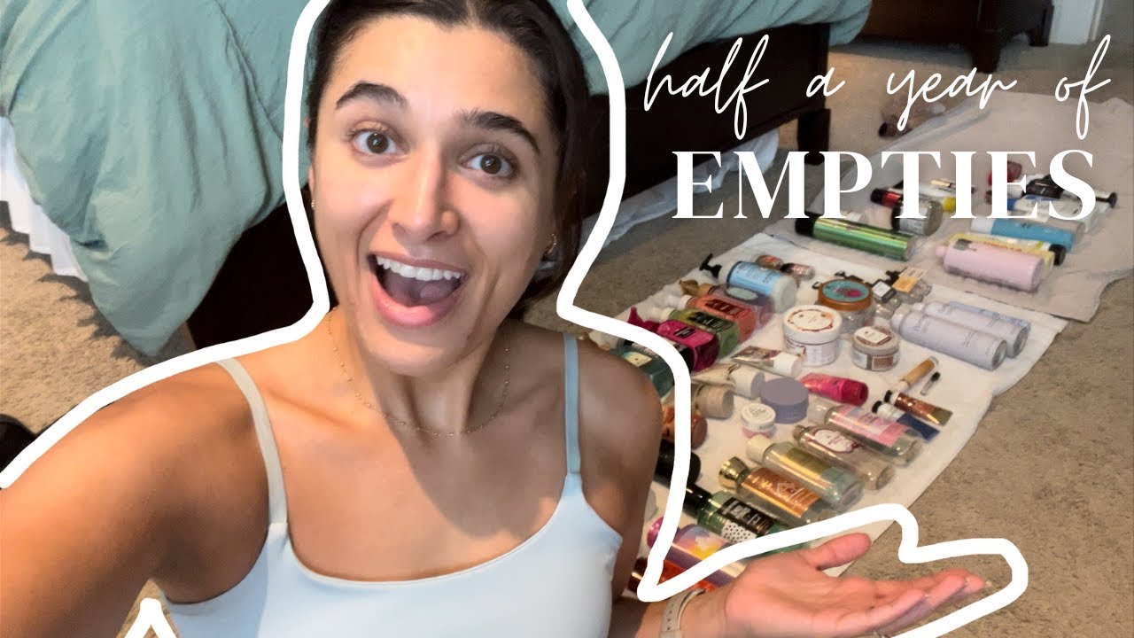 HUGE EMPTIES RECAP FOR 2025 | 6 Months of Body Care, Skincare, Etc.