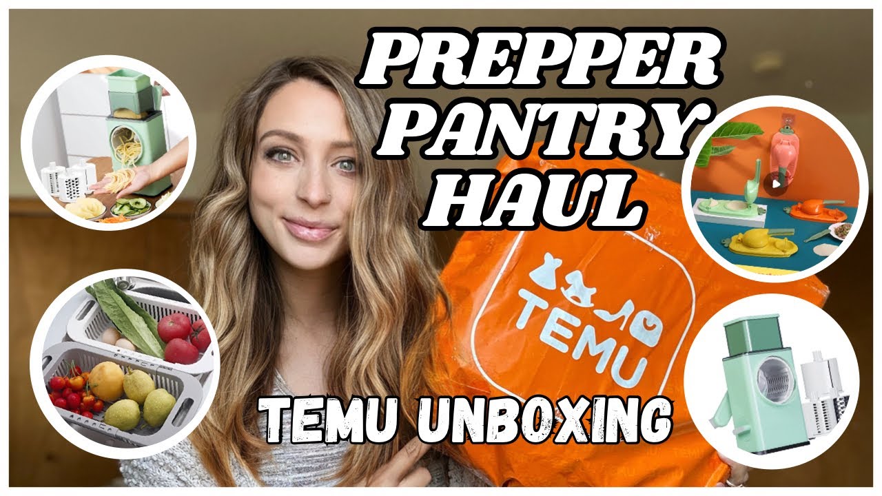 Prepper Pantry Haul! | TEMU Unboxing | Affordable Prepping - YouTube