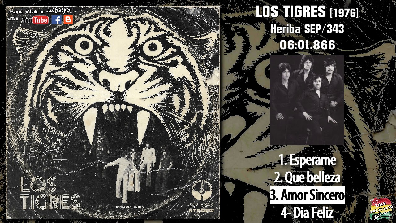 LOS TIGRES (1976). Disco Completo