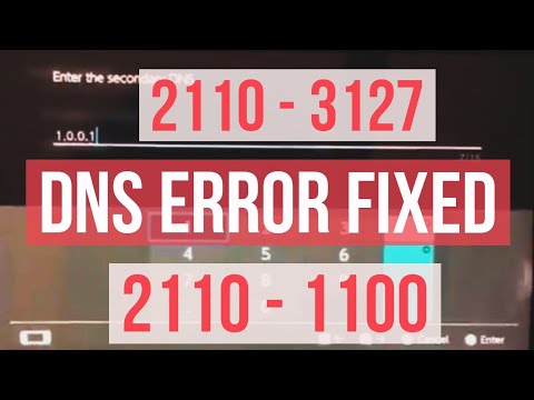 How To Fix DNS Error on Nintendo Switch | 2110 - 3127 & 2110 - 1100