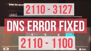 overholdelse Brise nedbryder How To Fix DNS Error on Nintendo Switch | 2110 - 3127 & 2110 - 1100 -  YouTube