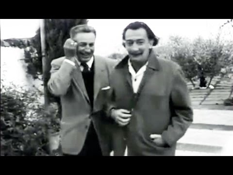 1957 Walt Disney Visits Salvador Dali in Spain - Walt Disney visita a DalÃ­ en EspaÃ±a - 2 Genios