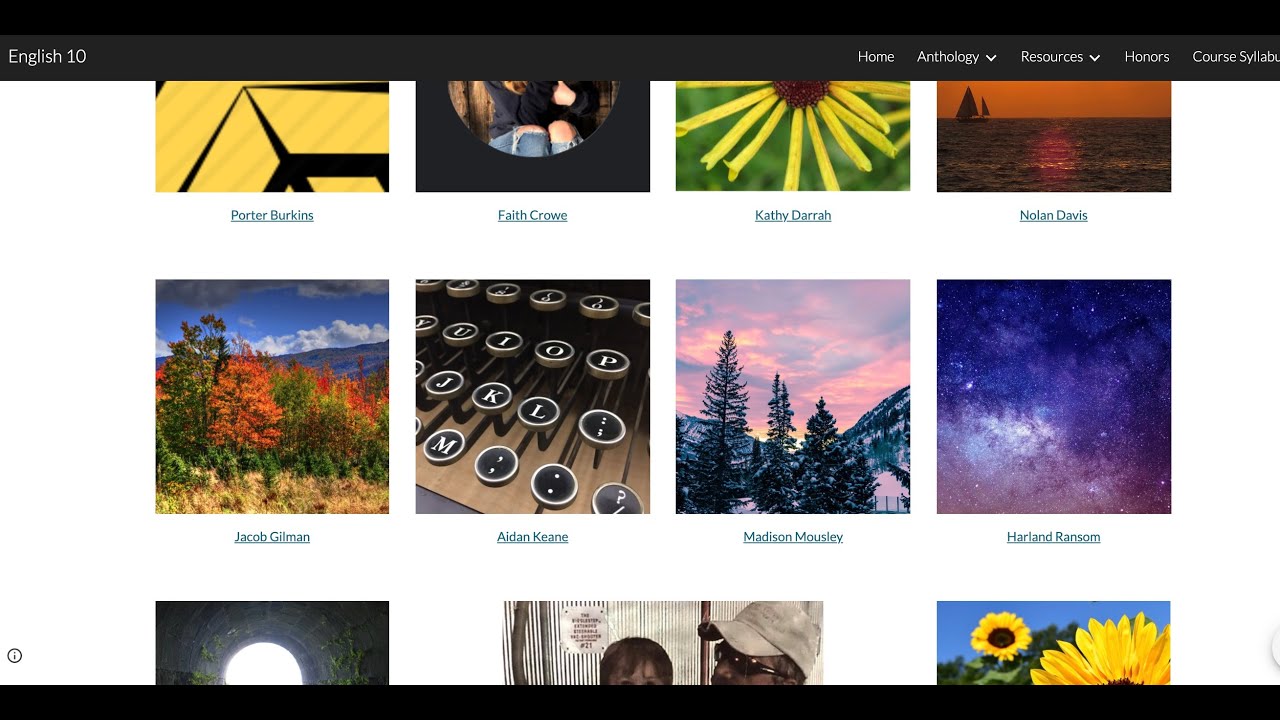 Anthology Reading 6.2.21, D-block